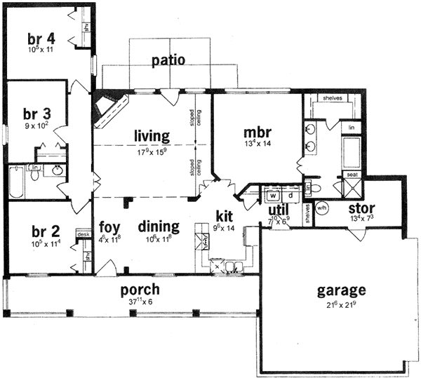 Main Floor Plan: 18-181