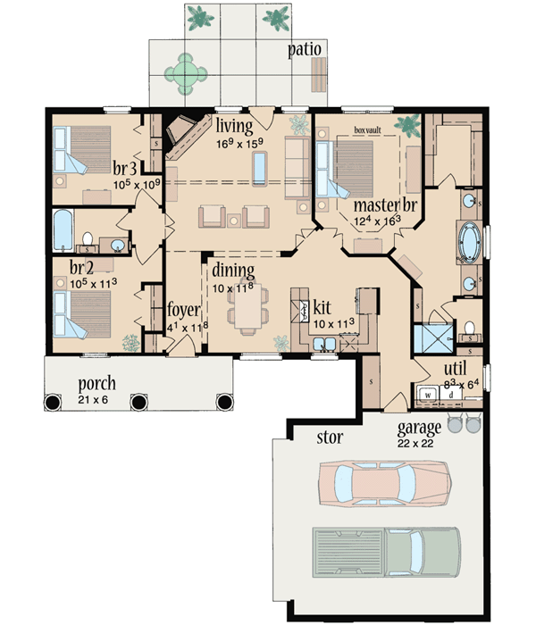 Main Floor Plan: 18-185