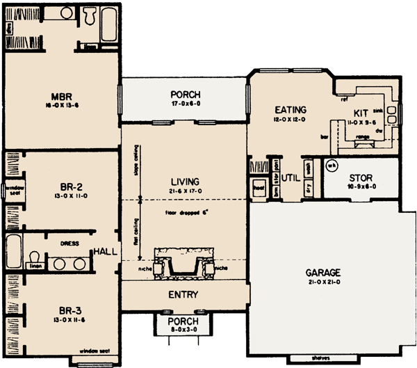 Main Floor Plan: 18-195