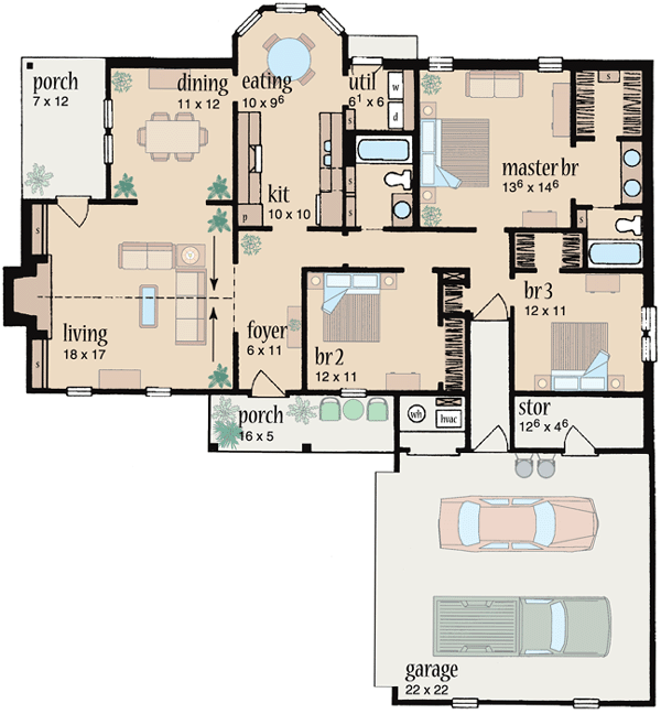 Main Floor Plan: 18-197