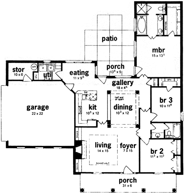 Main Floor Plan: 18-209