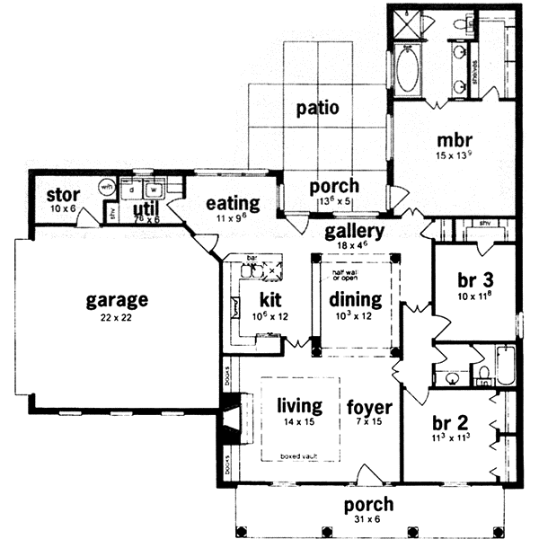 Main Floor Plan: 18-210