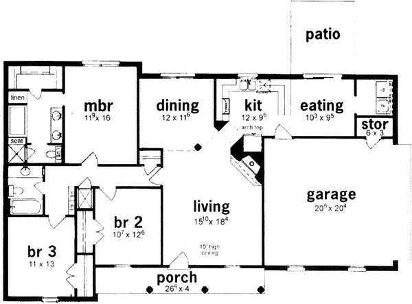 Main Floor Plan: 18-211