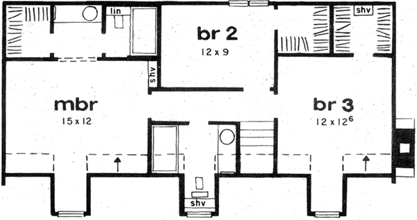 Upper/Second Floor Plan: 18-231