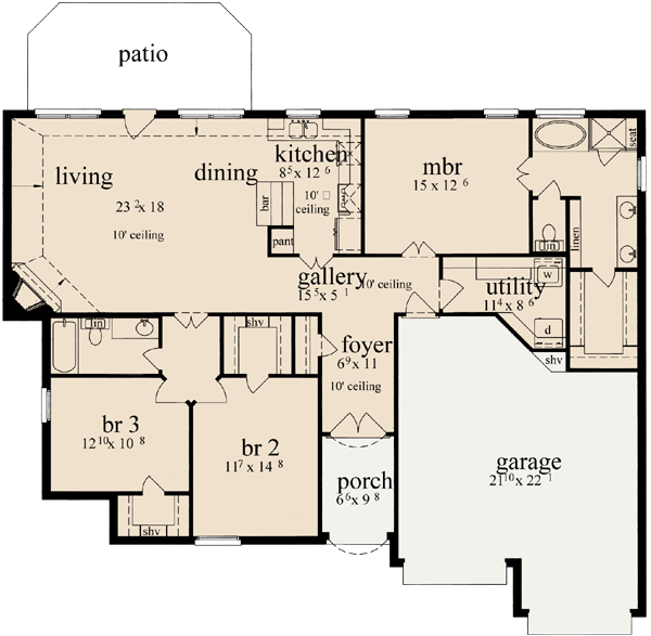 Main Floor Plan: 18-243