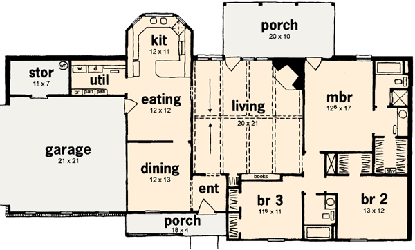 Main Floor Plan: 18-254