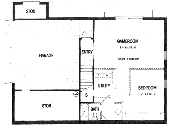 Lower Floor Plan: 18-256