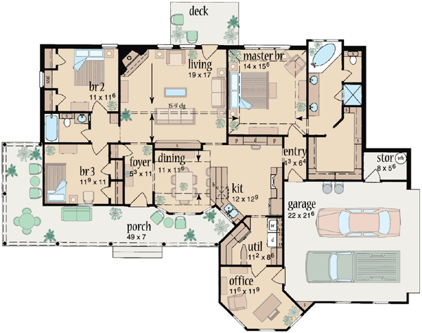 Main Floor Plan: 18-259