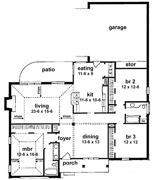 Main Floor Plan: 18-260