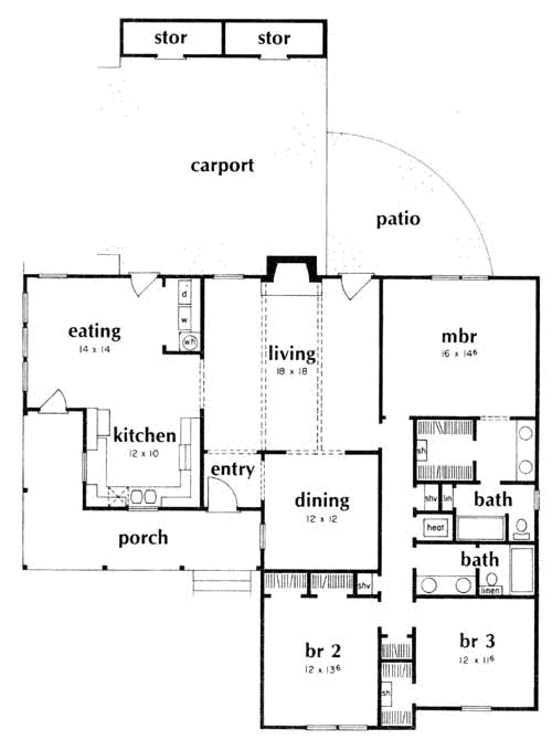 Main Floor Plan: 18-261