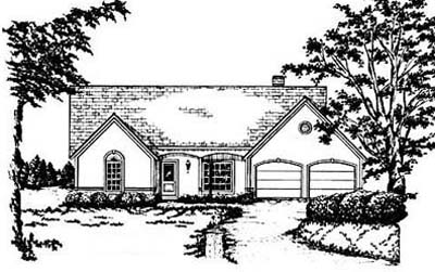 Traditional Style Floor Plans 18-284