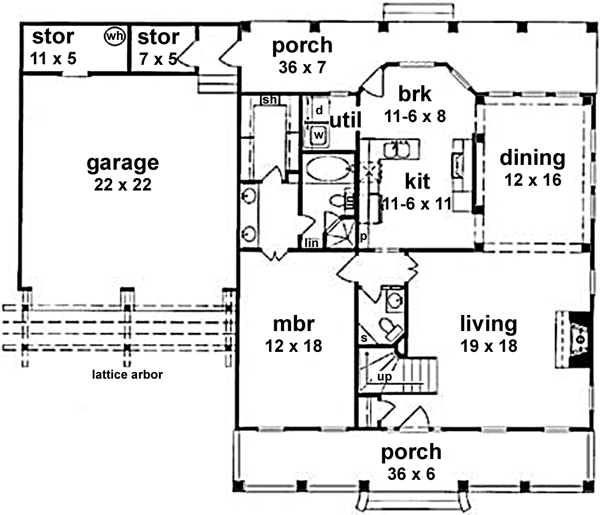 Main Floor Plan: 18-295