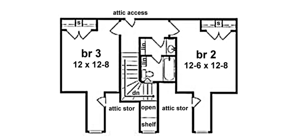 Upper/Second Floor Plan: 18-295