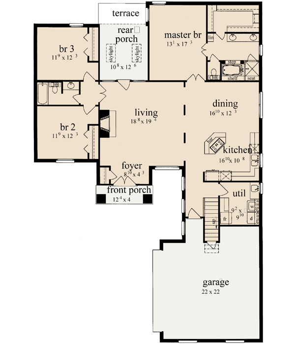 Main Floor Plan: 18-299