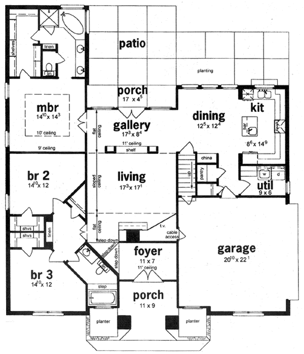 Main Floor Plan: 18-314