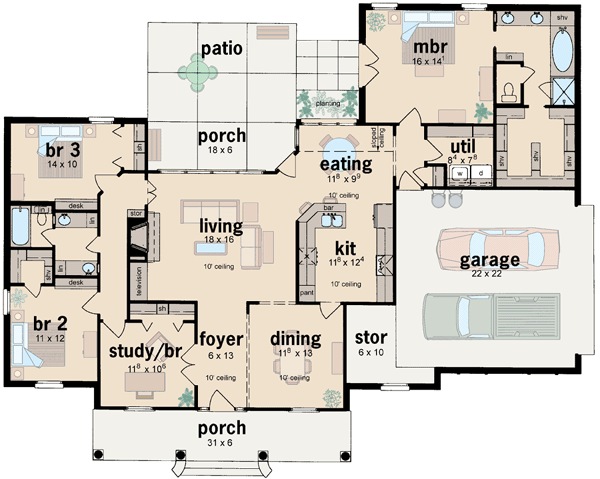 Main Floor Plan: 18-318