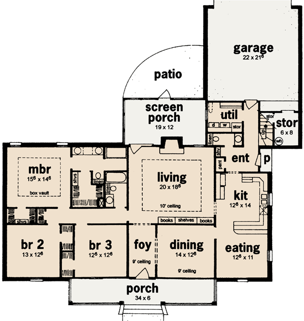 Main Floor Plan: 18-335