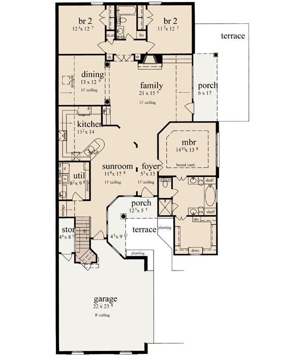 Main Floor Plan: 18-347