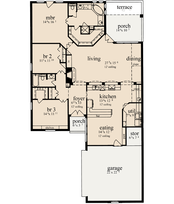 Main Floor Plan: 18-349