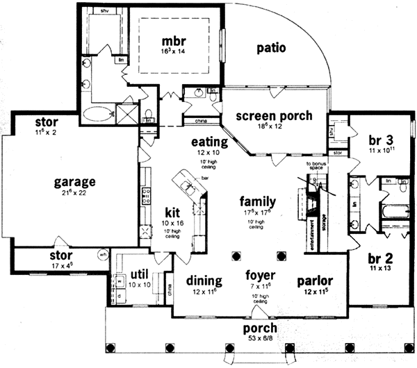 Main Floor Plan: 18-365