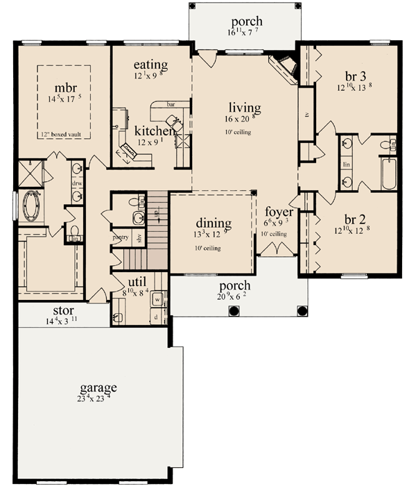 Main Floor Plan: 18-369