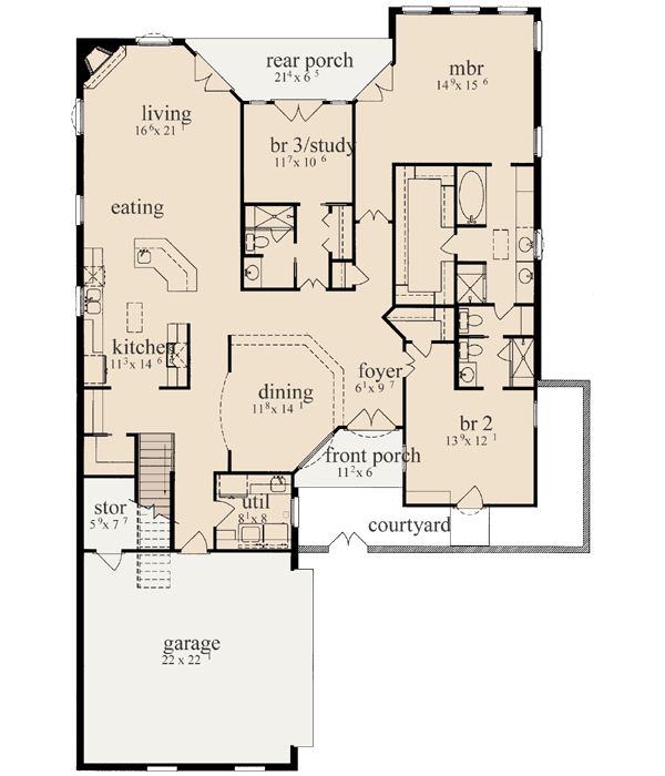Main Floor Plan: 18-370