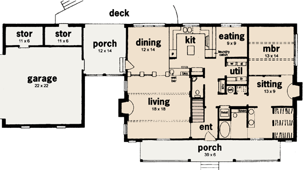 Main Floor Plan: 18-372