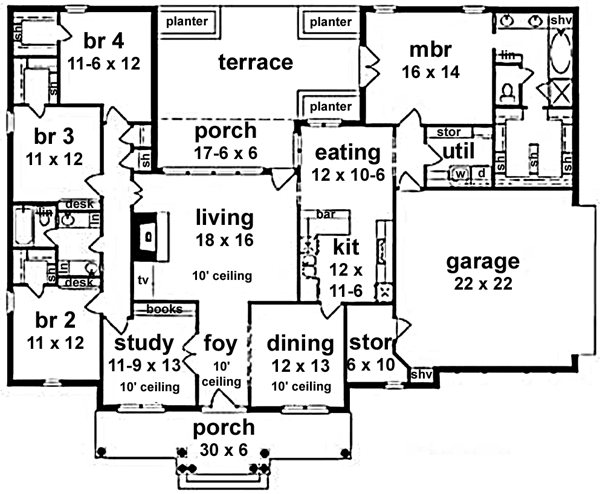Main Floor Plan: 18-386