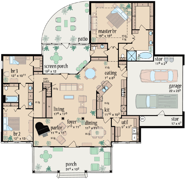 Main Floor Plan: 18-388