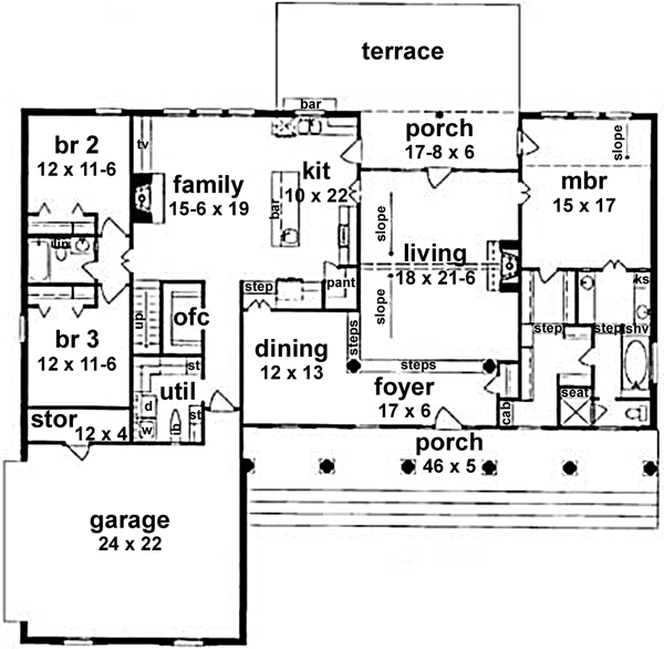 Main Floor Plan: 18-400