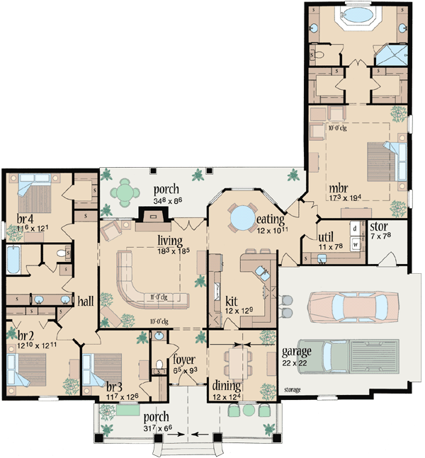 Main Floor Plan: 18-405