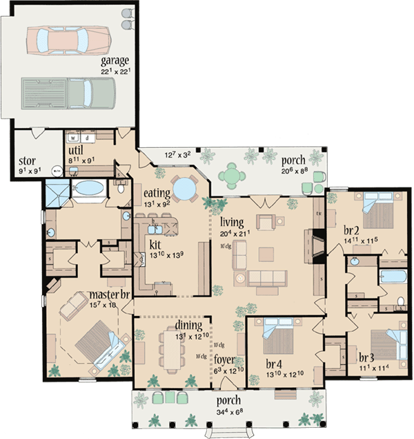 Main Floor Plan: 18-407