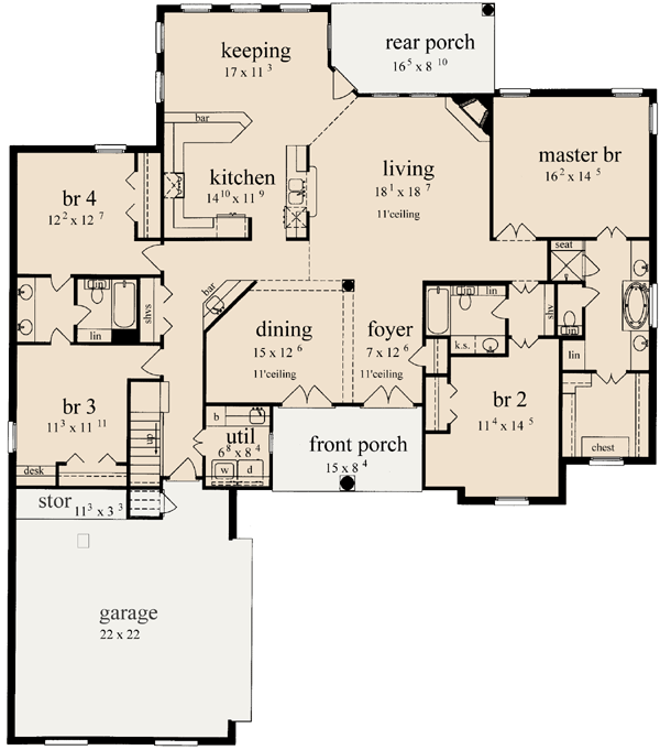Main Floor Plan: 18-424