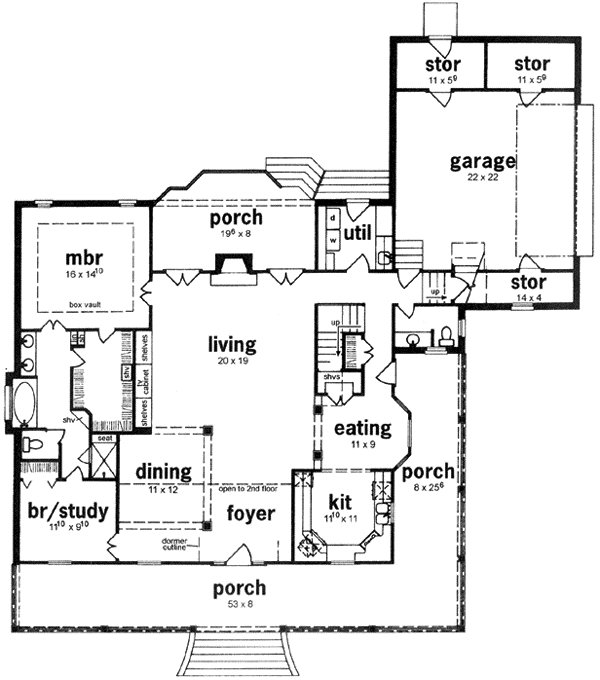Main Floor Plan: 18-434