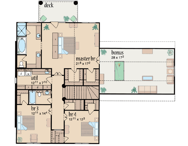 Upper/Second Floor Plan: 18-435