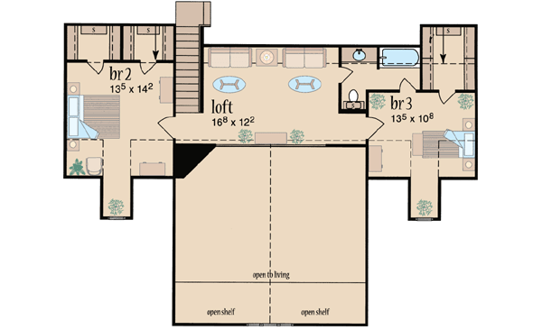 Upper/Second Floor Plan: 18-436