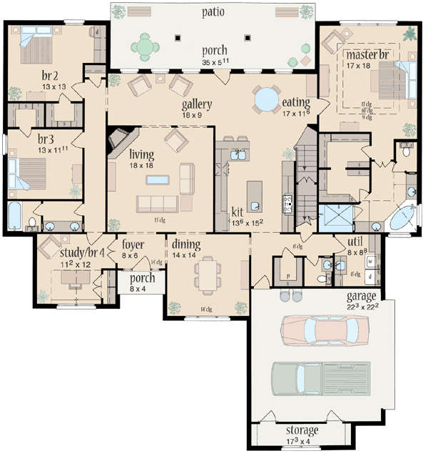 Main Floor Plan: 18-443