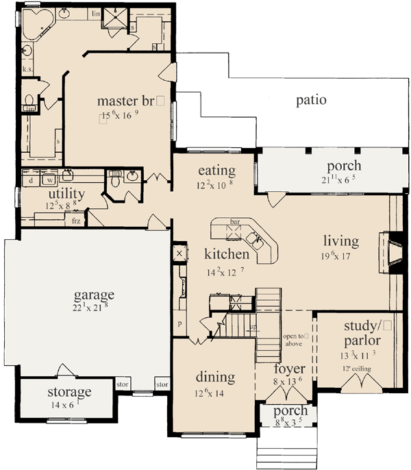 Main Floor Plan: 18-445