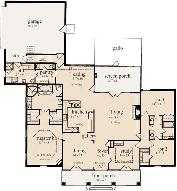 Main Floor Plan: 18-446