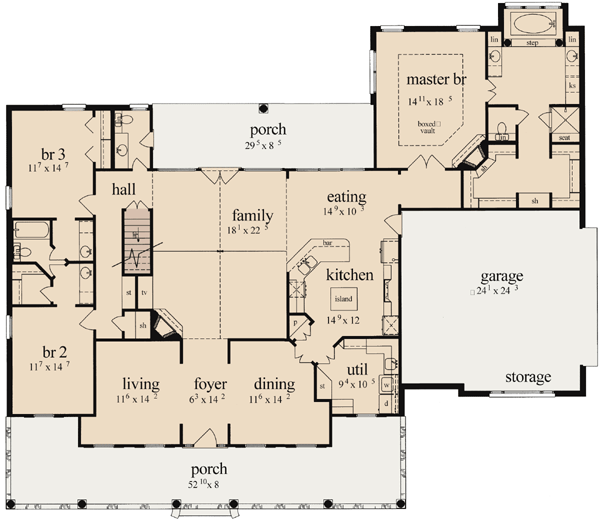 Main Floor Plan: 18-447