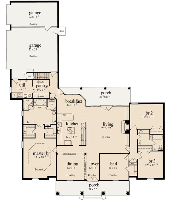 Main Floor Plan: 18-448