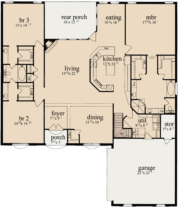Main Floor Plan: 18-449