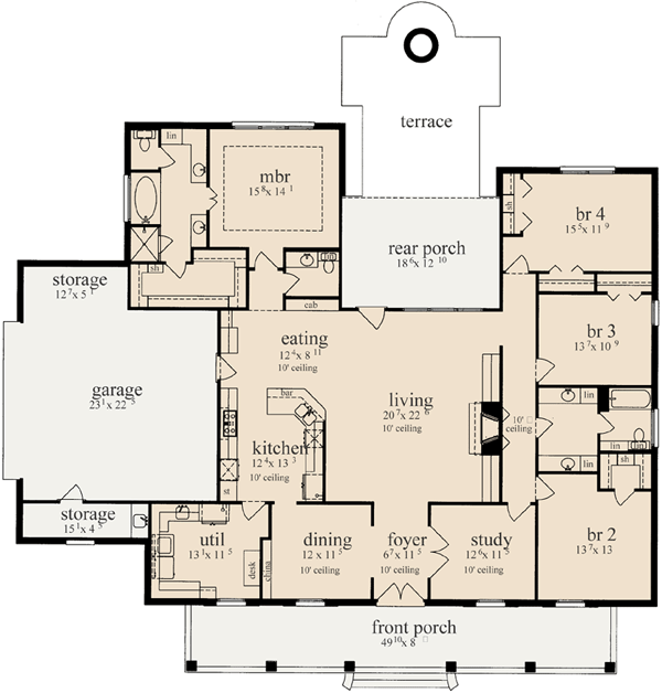 Main Floor Plan: 18-450