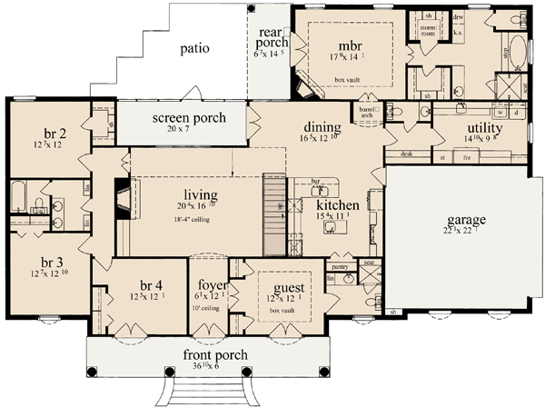 Main Floor Plan: 18-451