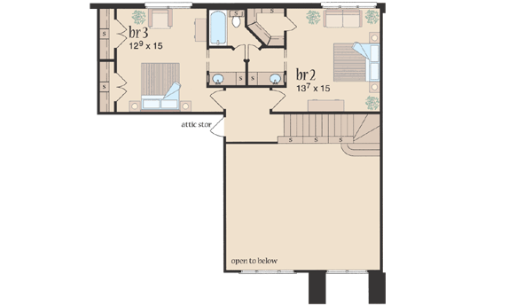 Upper/Second Floor Plan: 18-454
