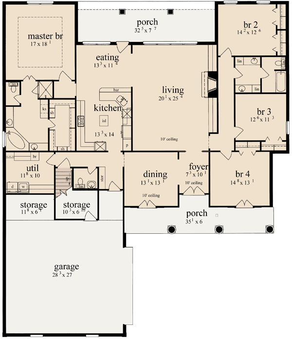 Main Floor Plan: 18-455