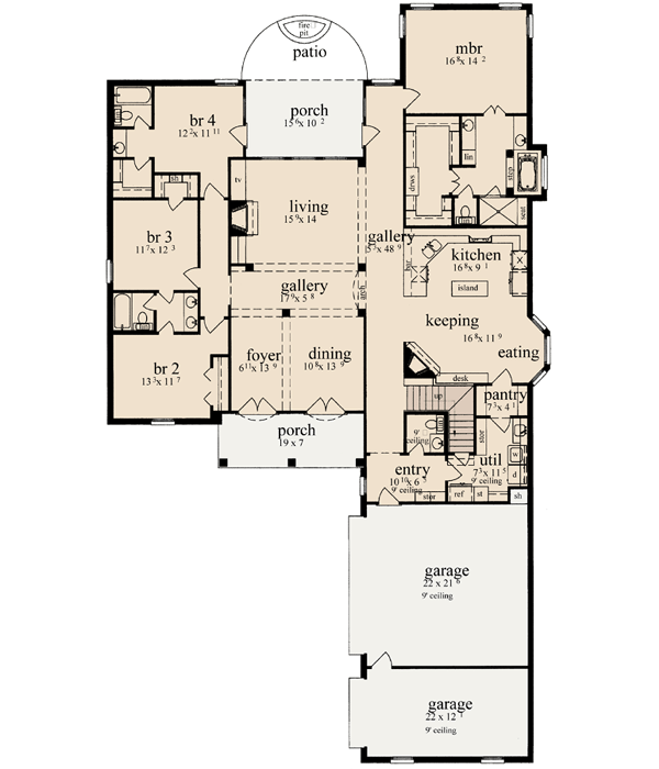 Main Floor Plan: 18-456