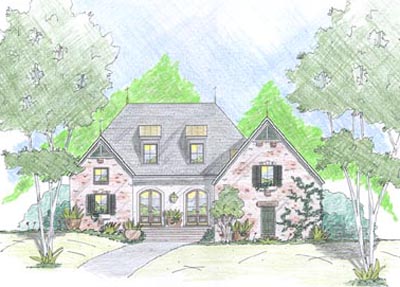 English-country Style Floor Plans 18-462