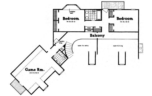 Upper/Second Floor Plan: 18-463