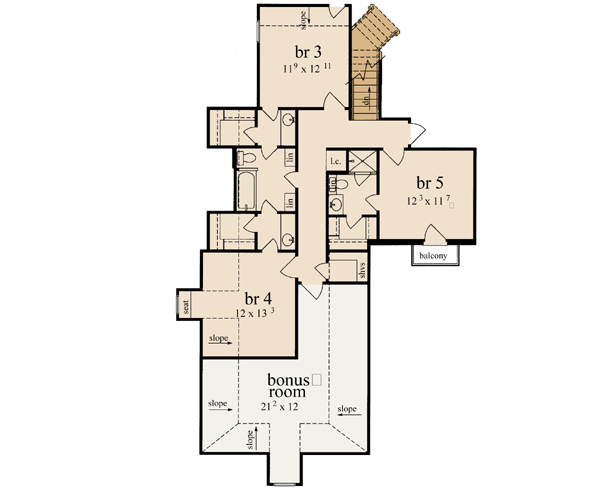 Upper/Second Floor Plan: 18-471